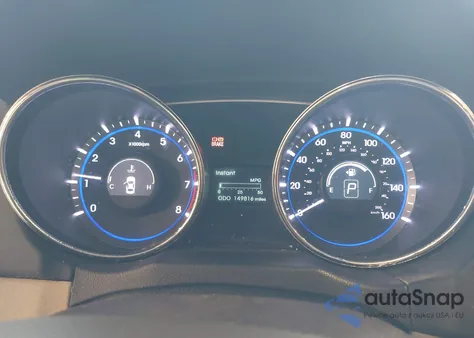 2012 Hyundai Sonata Gls z USA, uszkodzony, nr VIN 5NPEB4AC2CH322601